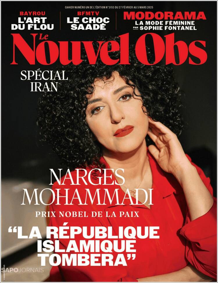 Portada de Le Nouvel Observateur (Francia)