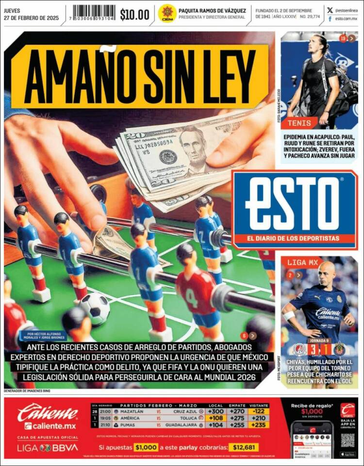 Portada de Esto (México)