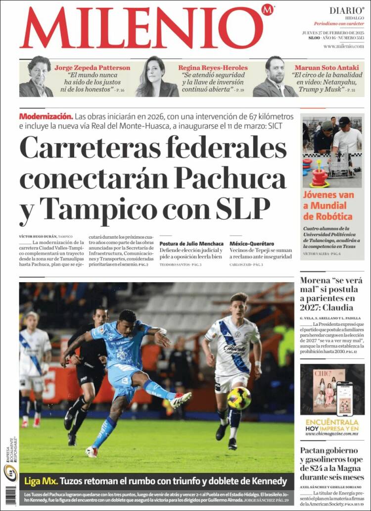 Portada de Milenio de Hidalgo (México)