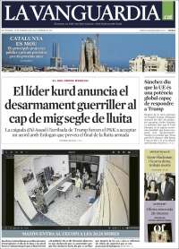 Portada de La Vanguardia (Spain)