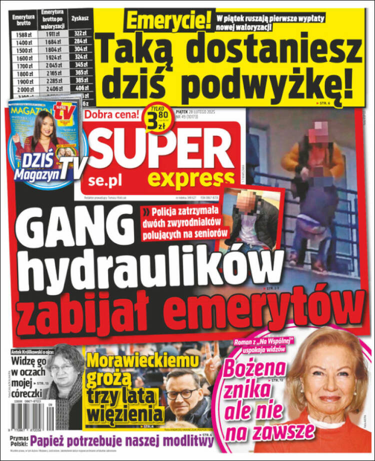 Portada de Super Express (Polonia)