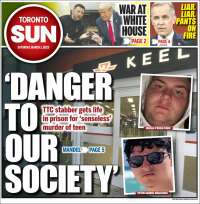 Portada de The Toronto Sun (Canadá)