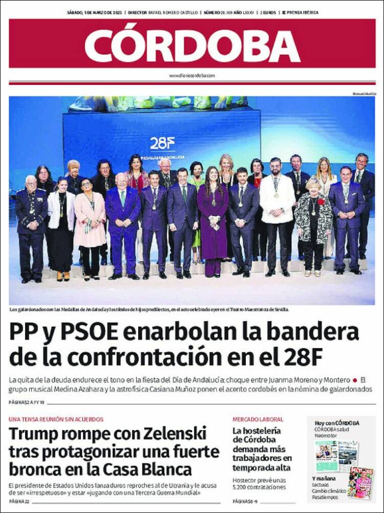 Portada de Diario de Córdoba (España)