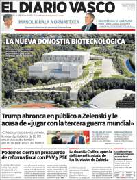 Portada de Diario Vasco (España)