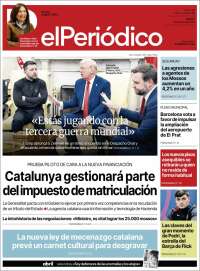 Portada de El Periódico (España)