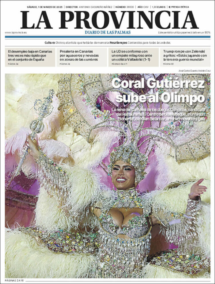 Portada de La Provincia (España)