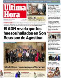 Portada de Última Hora (España)