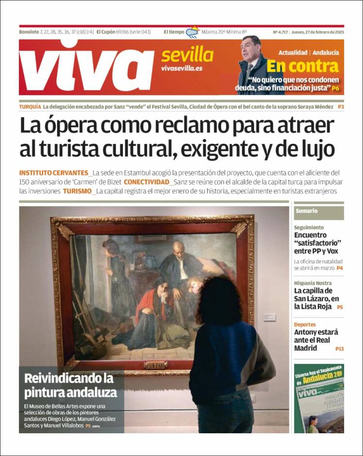 Portada de Viva Sevilla (España)