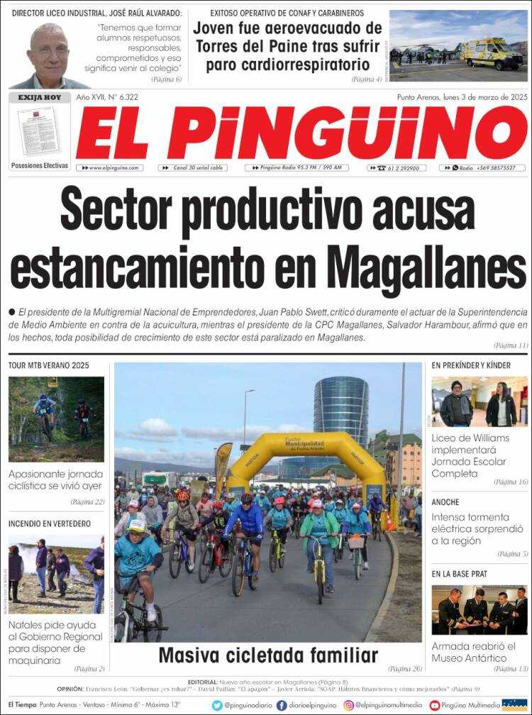 Portada de El Pingüino (Chile)