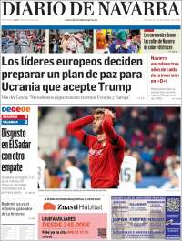 Portada de Diario de Navarra (España)