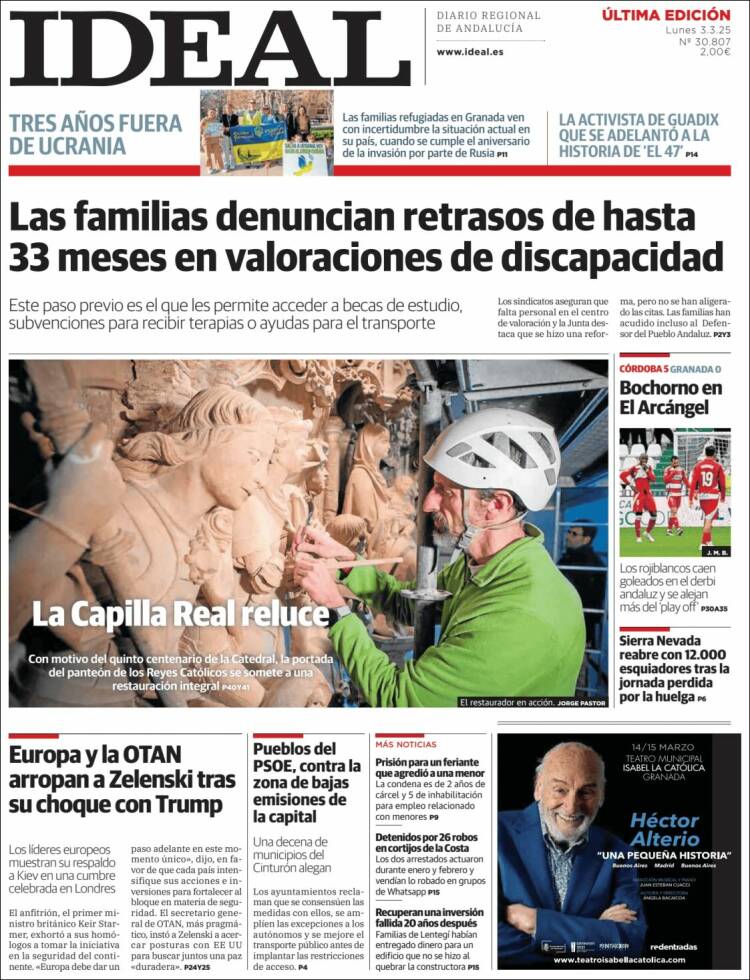 Portada de Ideal (España)