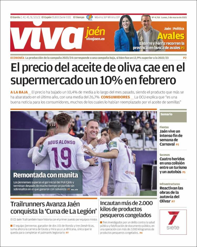 Portada de Viva Jaén (España)