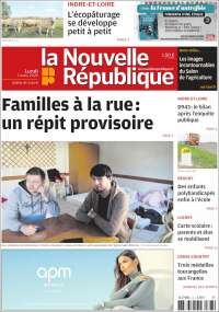 Portada de La Nouvelle Republique (Francia)