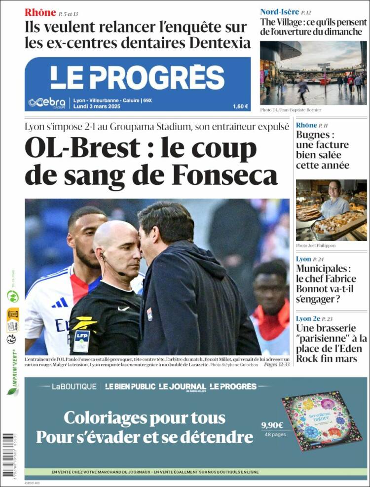 Portada de Progres de Fecamp (Francia)