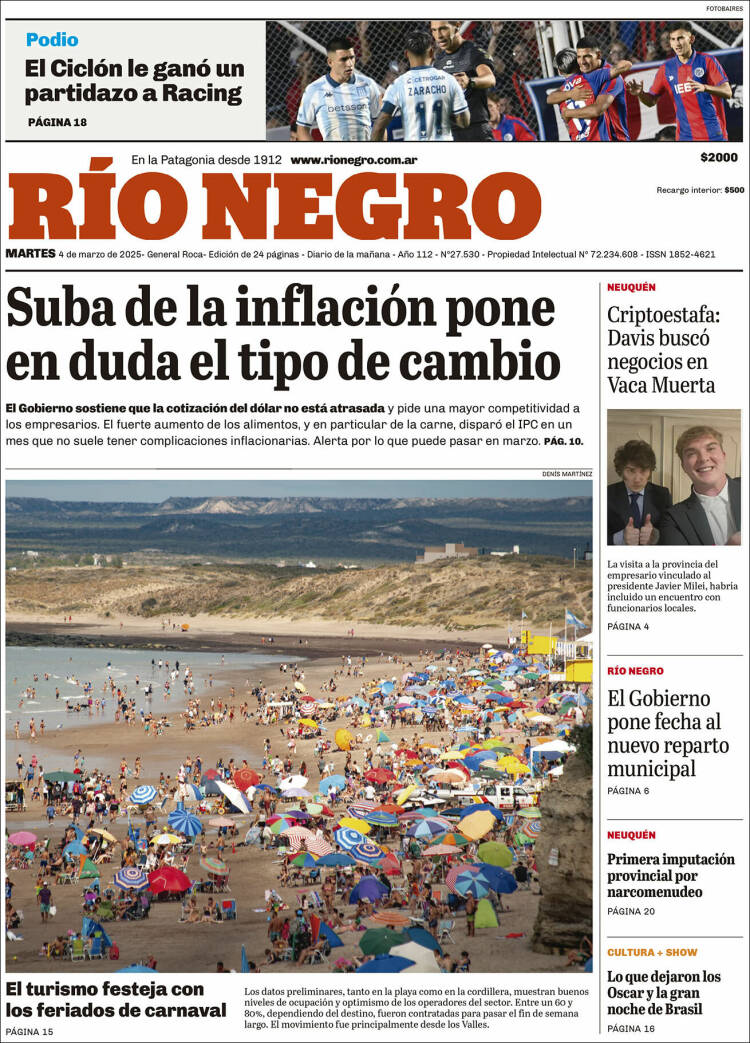 Portada de Rio Negro (Argentina)