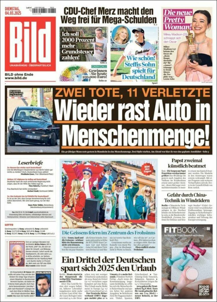 Portada de Bild (Alemania)