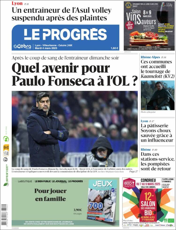 Portada de Progres de Fecamp (Francia)
