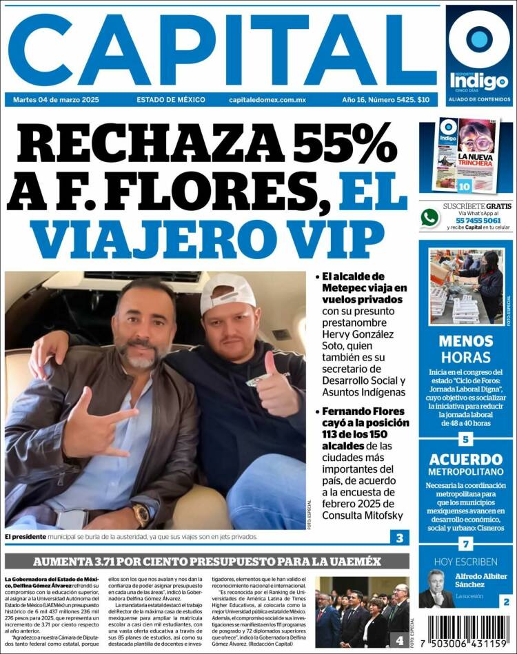 Portada de Capital México (M&eacute;xico)