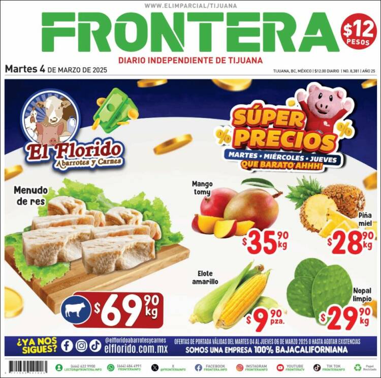 Portada de Frontera (M&eacute;xico)