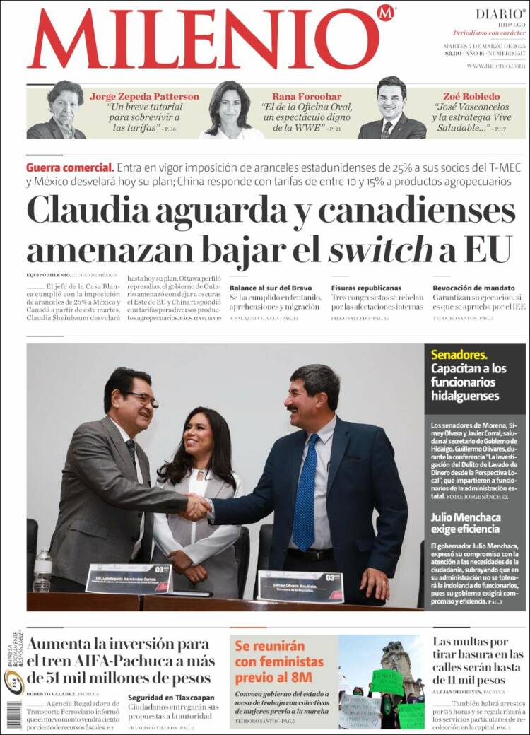 Portada de Milenio de Hidalgo (M&eacute;xico)