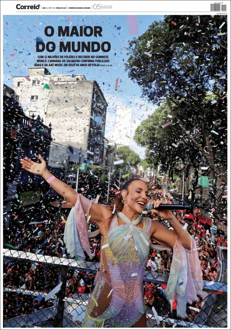 Portada de Correio* (Brasil)