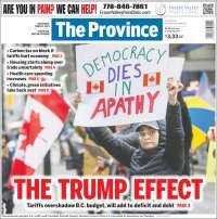 Portada de The Province (Canadá)