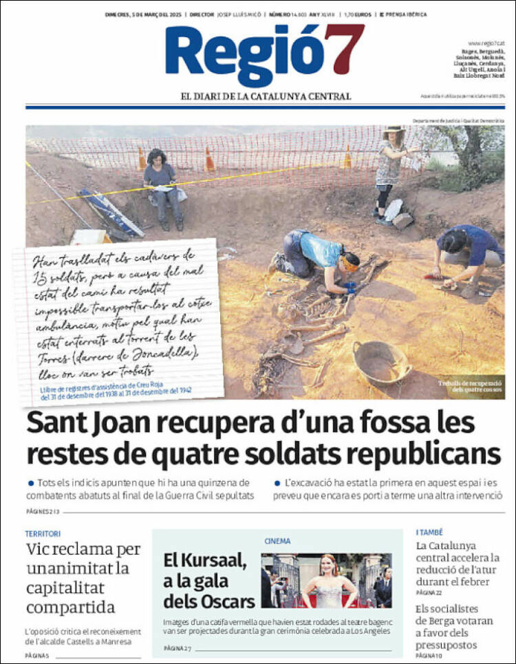 Portada de Regio7 (España)