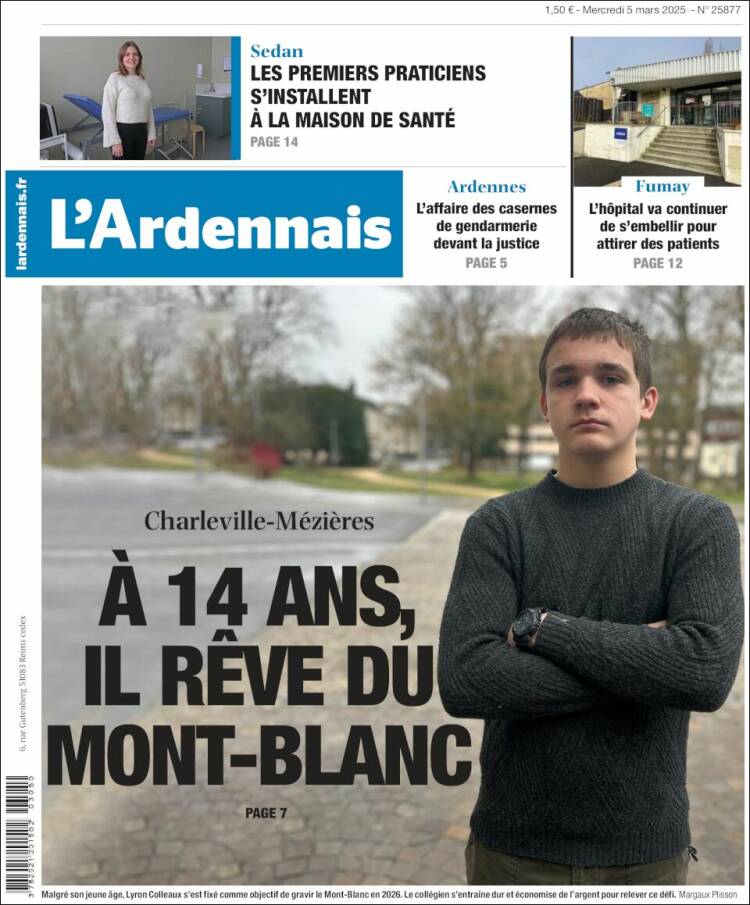 Portada de L'Ardenais (Francia)