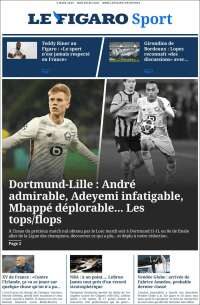 Portada de Le Figaro Sport (Francia)