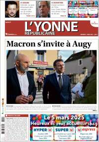 Portada de L'Yonne-Républicaine (Francia)