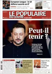 Portada de Le Populaire du Centre (Francia)