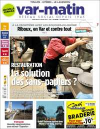 Portada de Var-Matin (Francia)