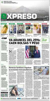 Portada de Expreso (México)