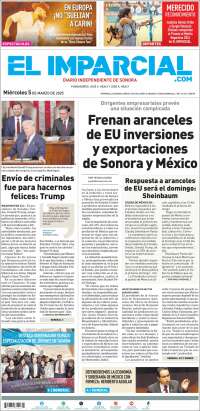 Portada de El Imparcial (México)