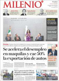 Portada de Milenio - Tamaulipas (México)