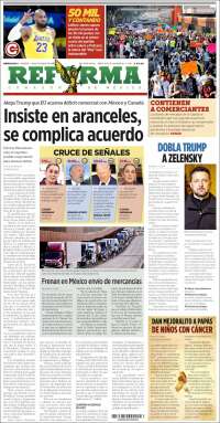 Portada de Reforma (México)