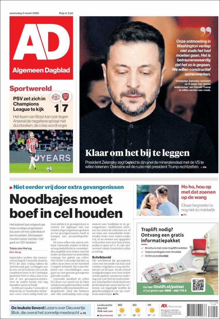 Portada de AD (Pa&iacute;ses Bajos)