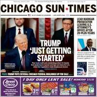 Portada de Chicago Sun-Times (USA)