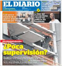 Portada de El Diario NY (USA)