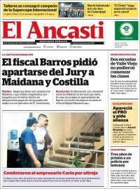 Portada de El Ancasti (Argentina)