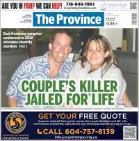 Portada de The Province (Canadá)