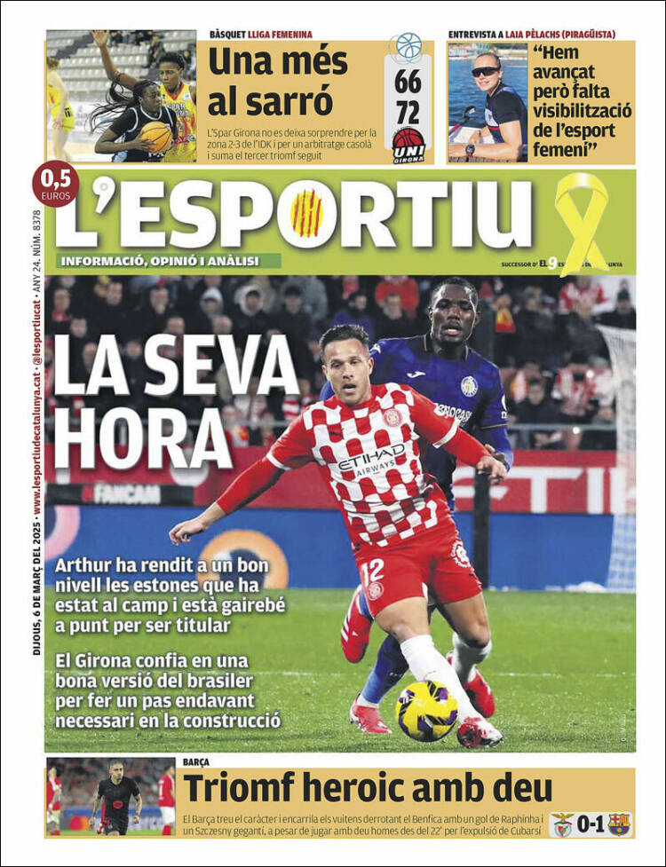 Portada de L'Esportiu : Girona (España)