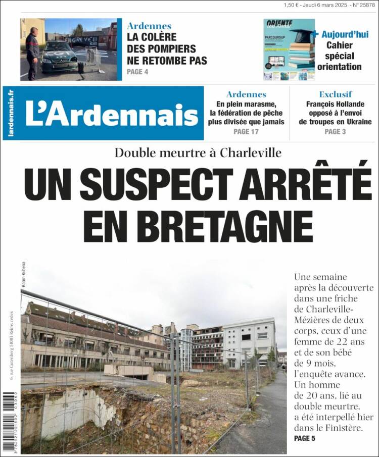 Portada de L'Ardenais (Francia)