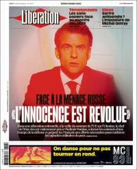 Portada de Libération (Francia)