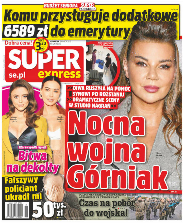 Portada de Super Express (Polonia)
