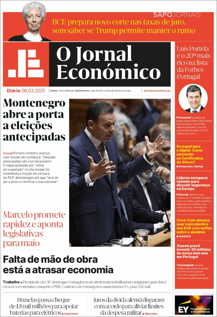Portada de Oje (Portugal)