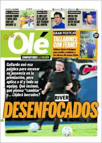 Portada de Olé (Argentina)