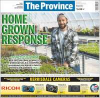 Portada de The Province (Canadá)