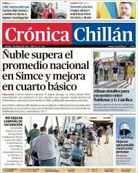 Portada de Crónica Chillán (Chile)