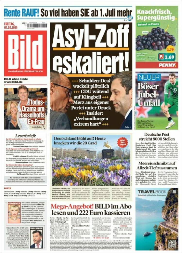 Portada de Bild (Alemania)